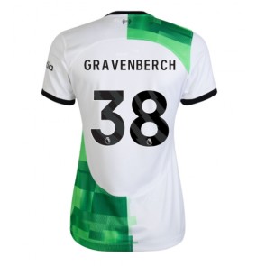 Liverpool Ryan Gravenberch #38 Replika Udebanetrøje Dame 2023-24 Kortærmet